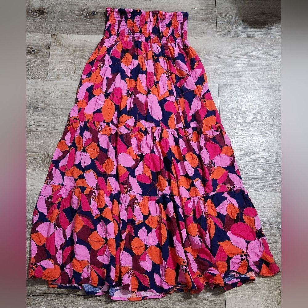 Anthropologie Abel the Label  Floral Tiered Midi Dress/Skirt Size S - Picture 2 of 5